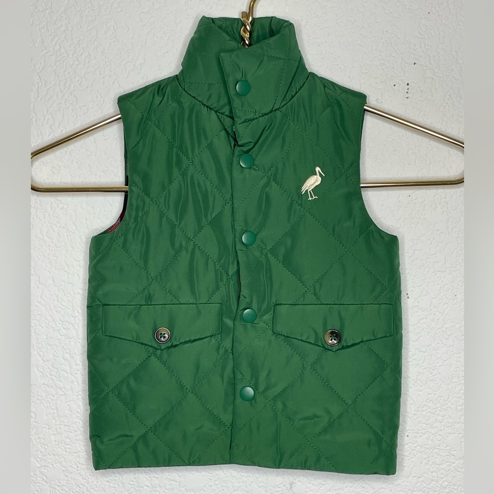 Beaufort Bonnet Company vest green sz 2t